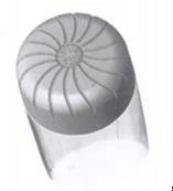 Diseño industrial protegido: tapa con el mismo diseño radial