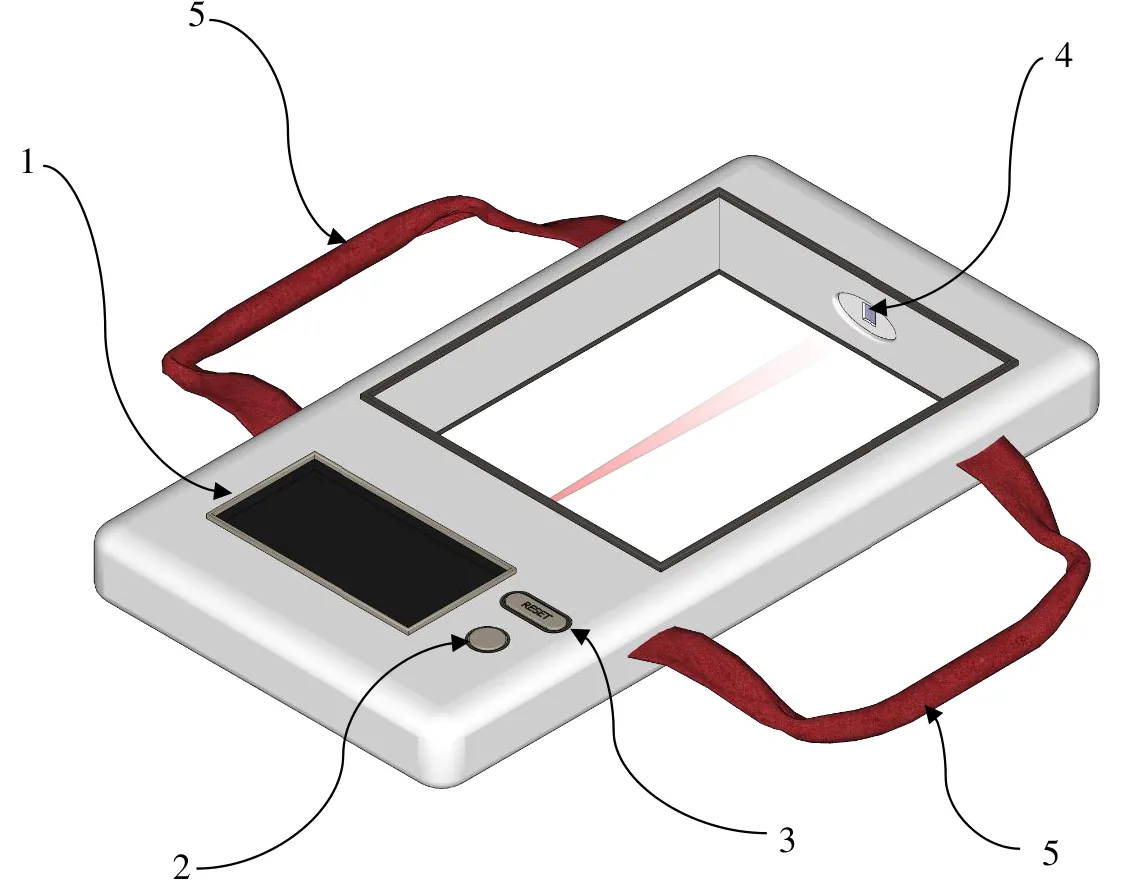 Dibujo de patente: máquina contadora portátil